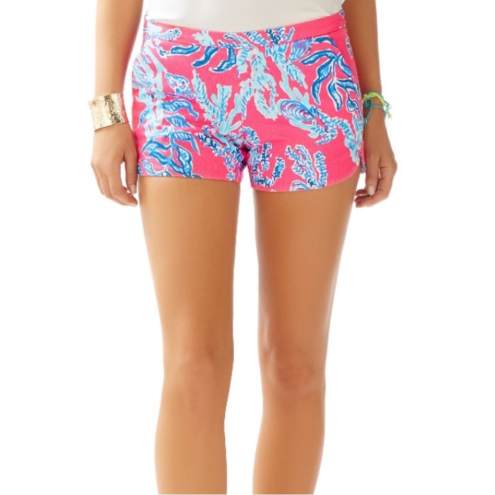 Sold Lilly Pulitzer Adie Shorts Samba Print SZ 0